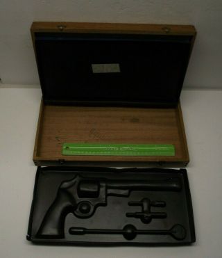 Large Vintage Wood Smith & Wesson?? Gun Case Box Only,  Display Box,  No - Reserve 10
