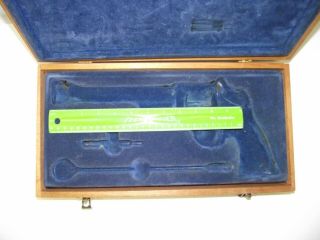 Large Vintage Wood Smith & Wesson?? Gun Case Box Only,  Display Box,  No - Reserve 4