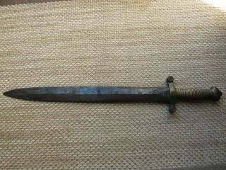 Antique 19th Century Us Civil War Foot Artillery Short Sword By Thiebaut 1832