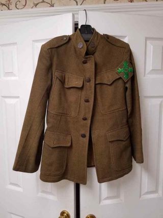 Rare Wwi Us Issued,  Dough Boy Uniform Jacket / Coat / Shirt 4th Division