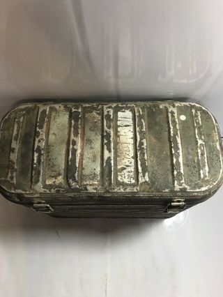 Vintage 1976 US Military Army Food Cooler Container Metal Has wear RARE 3