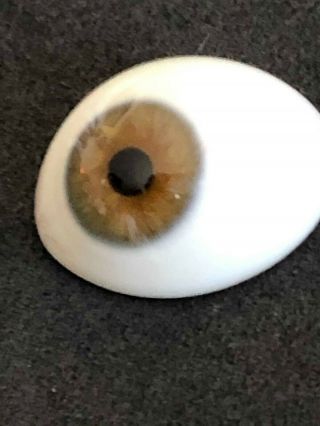 Green Brown Antique Prosthetic Human Glass Eye 2