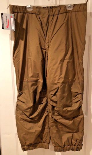 Primaloft Extreme Cold Trouser Pant Usmc Brown Happy Suit Size Medium Short Nwt