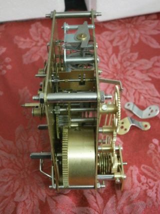 HERMLE 1050 - 020 FHS Wall Clock MOVEMENT pendulum Triple Chimes H41559 parts 4