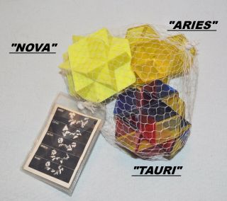 Vintage Geo - Logic puzzles (3),  1972,  “ARIES”,  “NOVA”,  “TAURI”,  Bagged 2