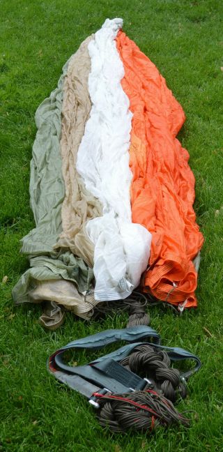 C - 9p Military Parachute Canopy Usaf