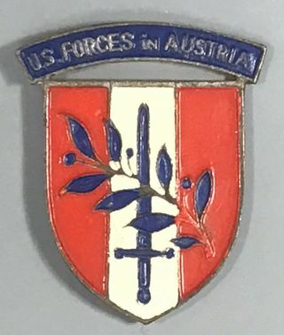 Post Wwii Us Army Forces In Austria Dui Di Unit Crest Pb Nhm Foreign