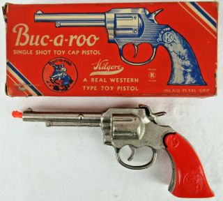 Vintage Kilgore Buc - A - Roo Pistol Cap Gun Unused/old Store Stock