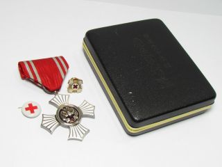 JAPANESE MEDAL RED CROSS GOLD MERIT AWARD BADGE MEDIC NURSE DOCTOR POST WW2 WWII 4
