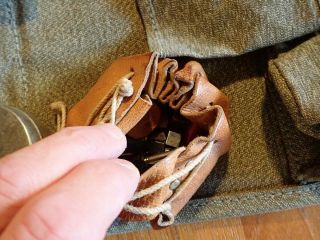 Rare 1947 SWISS TANK WELDING KIT Canvas Tool Bag RUCKSACK BACKPACK Fully Stocked 6