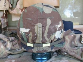 US M - 1 Helmet with Camouflage Cover,  Liner & Shell 4