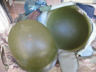 US M - 1 Helmet with Camouflage Cover,  Liner & Shell 9