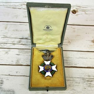 Authentic Greek Order Of The Redeemer Medal | Commander Grade Necklet W/ Box