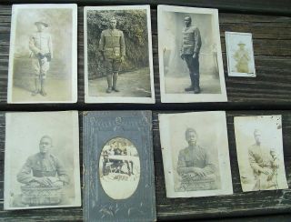 Ww1 Doughboy African American Army Black Soldier Photos Co.  807 Pioneer Infantry