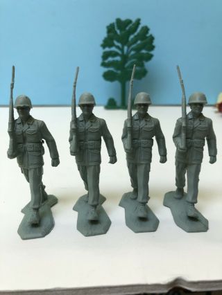 Rare 1960 Marx Military Training CTR Playset 54mm LIGHT BLUE Soldiers w Sailor 3
