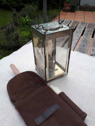 Vintage Autenthic Swiss Army Folding Lantern /1940 