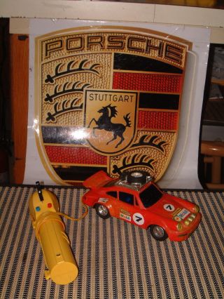 Vintage Porsche 930 Rally Version W/tethered Variable Speed Remote Control 