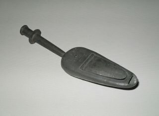 Antique Pewter Gibson Spoon By Maw Of London With Patina