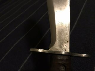 US WWI Plumb Phila.  Mod.  1917 Year 1918 Military Army Bolo Fighting Trench Knife 10