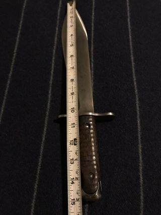 US WWI Plumb Phila.  Mod.  1917 Year 1918 Military Army Bolo Fighting Trench Knife 11