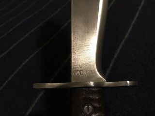 US WWI Plumb Phila.  Mod.  1917 Year 1918 Military Army Bolo Fighting Trench Knife 9