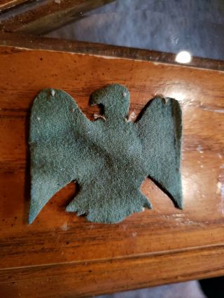 Rare Civil War Corps Badge Of The Department Of West Virginia Large Green Eagle