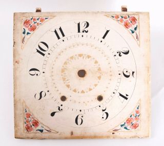 Bishop & Bradley Pillar & Scroll Woodworks Clock Dial Only @ 1820 Great