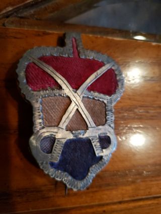 RARE LARGE CIVIL WAR 14TH CORPS CAVALRY HEAQUARTERS CORP BADGE 3