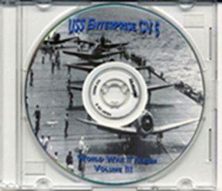 Uss Enterprise Cv 6 Cruise Book Wwii On Cd Rare Navy