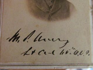 23rd & 60th Ohio Infantry soldier Lt.  Colonel Martin Avery cdv & albumen photo ' s 3