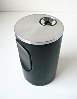 BRAUN T2 Design DIETER RAMS Cylindric Black Table Lighter 70s Fab 5