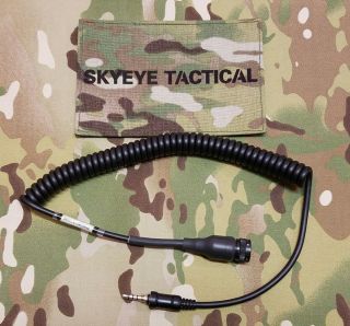 Skyeye Tactical Nacre Quietpro Yaesu Vx - 6r/7r Radio Cable.  Aor Lbt