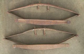 2 Vintage Antique Buggy Seat Springs Horse Drawn Buckboard Carriage Wagon