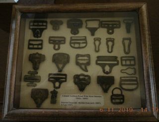 Colonial Period Assorted Buckles Found With Metal Detector