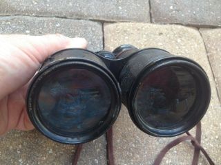 Vintage Antique Chevalier Opticien Paris Binoculars Field Glasses w/Partial Case 4