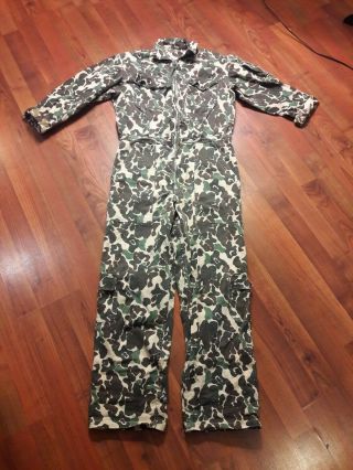 Rare Vietnam War Rokmc South Korea Marine Hbt Camo Coveralls Frogskin