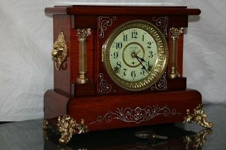 Antique Seth Thomas Shelf Mantle Clock - Totally - Restored - C/1904 - - Model - " Peru "