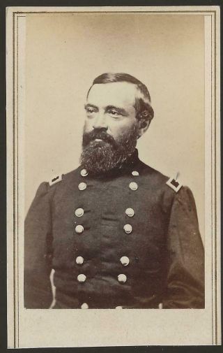 Civil War Cdv Union General August Kautz Union Cavalry