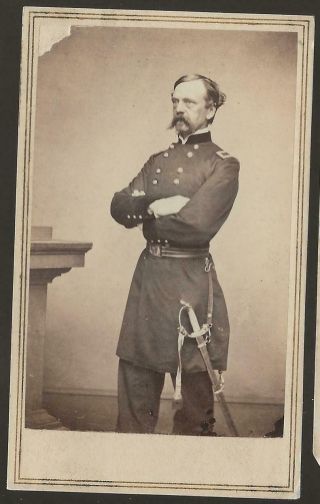 Civil War Cdv Union General Daniel Sickles