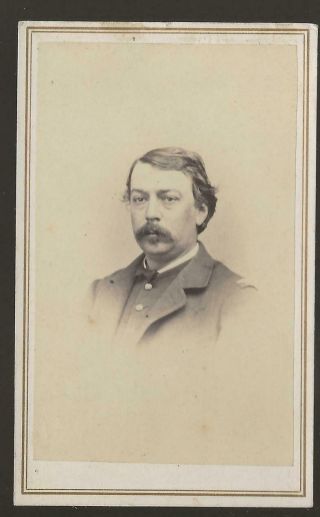 Civil War Cdv Union General James Warner Of Vermont