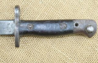 Vickers made 1907/13 Lee Enfield bayonet.  Regimental marings. 2