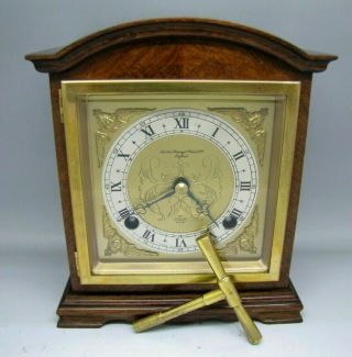 Antique Elliott Bell Striking Mahogany Mantel Clock Bracket Oxford Retail