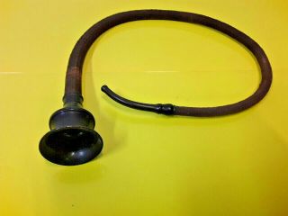 Antique Vintage Conversation Speaking Tube Hearing Aid Tin Ear Horn Trumpet