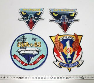 Us Cva - 43 Intruder Pilot Flight Squadron Patches 007 - 3667