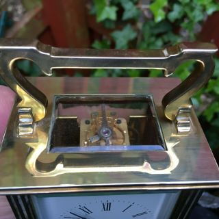 CHARLES FRODSHAM LONDON BRASS CARRIAGE CLOCK 2