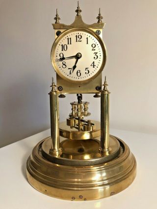 Antique Gustav Becker 400 Day Anniversary Torsion Clock 11