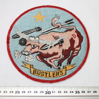 Us Bustlers Pilot Flight Squadron Patch 007 - 3710