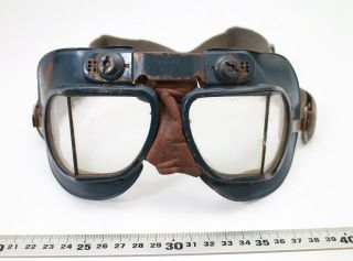 Us Ww2 Pilot Flight Flying Goggles Vintage 007 - 3704