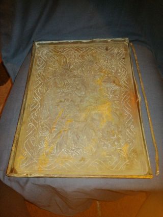 Antique Arts & Crafts Copper Tray.  Keswick School Of Industrial Arts.  Marked.
