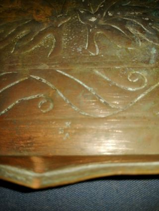 Antique Arts & Crafts Copper Tray.  Keswick School of Industrial Arts.  Marked. 4